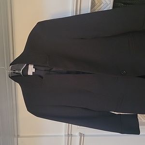 Loft black crepe blazer